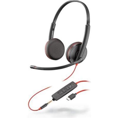 HP Poly Blackwire C3225 USB-C Single (Filaire, USB-C), Casque micro de bureau, Noir - Publicité HP Poly Blackwire C3225 USB-C Single (Filaire, USB-C), Casque micro de bureau, Noir - Publicité