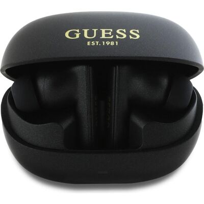 Guess GUTWST88MC Écouteurs sans fil - Noir - Annulation de bruit, 26h - Publicité Guess GUTWST88MC Écouteurs sans fil - Noir - Annulation de bruit, 26h - Publicité