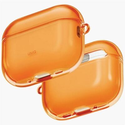 Uniq Etui Glase do AirPods Pro 3 pomarańczowy (Manchon pour casque d'écoute), Étui pour écouteurs + casque, Orange - Publicité Uniq Etui Glase do AirPods Pro 3 pomarańczowy (Manchon pour casque d'écoute), Étui pour écouteurs + casque, Orange - Publicité