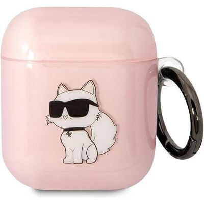 Etui Airpods Karl Lagerfeld KLA2HNCHTCP - Rose - Housse pour Airpods - Publicité Etui Airpods Karl Lagerfeld KLA2HNCHTCP - Rose - Housse pour Airpods - Publicité