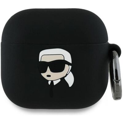 Etui pour AirPods 4 Karl Lagerfeld KLA4RUNIKK - Silicone - Publicité Etui pour AirPods 4 Karl Lagerfeld KLA4RUNIKK - Silicone - Publicité