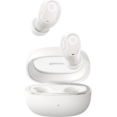Baseus WM02+, Blanc (Sans fil), Écouteurs, Blanc - Publicité Baseus WM02+, Blanc (Sans fil), Écouteurs, Blanc - Publicité