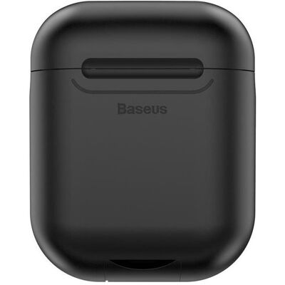 Baseus Sans fil Qi (Manchon pour casque d'écoute), Étui pour écouteurs + casque, Noir - Publicité Baseus Sans fil Qi (Manchon pour casque d'écoute), Étui pour écouteurs + casque, Noir - Publicité