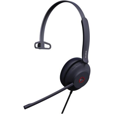 Yealink UH37 Équipes mono (Filaire, USB-A, Les équipes Microsoft), Casque micro de bureau, Noir - Publicité Yealink UH37 Équipes mono (Filaire, USB-A, Les équipes Microsoft), Casque micro de bureau, Noir - Publicité