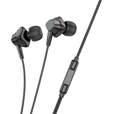 Hoco Wired headphones M113 Clear universal digital earphones with microphone iP (Filaire), Écouteurs, Noir, Transparent - Publicité Hoco Wired headphones M113 Clear universal digital earphones with microphone iP (Filaire), Écouteurs, Noir, Transparent - Publicité