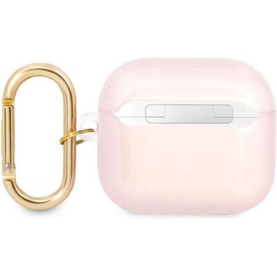 Coque Rose TPU Guess AirPods 3 - Protection & Style - Publicité Coque Rose TPU Guess AirPods 3 - Protection & Style - Publicité