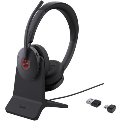 Yealink BH74 Teams - Headset - on-ear (Sans fil, USB-C, Les équipes Microsoft), Casque micro de bureau, Noir - Publicité Yealink BH74 Teams - Headset - on-ear (Sans fil, USB-C, Les équipes Microsoft), Casque micro de bureau, Noir - Publicité