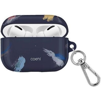 Uniq étui Coehl Reverie AirPods Pro niebieski/bleu prussien (Manchon pour casque d'écoute), Étui pour écouteurs + casque, Bleu - Publicité Uniq étui Coehl Reverie AirPods Pro niebieski/bleu prussien (Manchon pour casque d'écoute), Étui pour écouteurs + casque, Bleu - Publicité