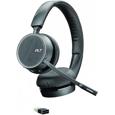 HP Poly Voyager 4220 (Sans fil, USB-A, Avaya, Cisco, Les équipes Microsoft), Casque micro de bureau, Noir - Publicité HP Poly Voyager 4220 (Sans fil, USB-A, Avaya, Cisco, Les équipes Microsoft), Casque micro de bureau, Noir - Publicité