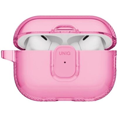 Uniq Case Glase Pro for AirPods Pro 3 Lock Case pink (Manchon pour casque d'écoute), Étui pour écouteurs + casque, Pink - Publicité Uniq Case Glase Pro for AirPods Pro 3 Lock Case pink (Manchon pour casque d'écoute), Étui pour écouteurs + casque, Pink - Publicité