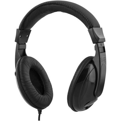 Casque Deltaco HL-51C - Filaire, USB-C, Noir - Publicité Casque Deltaco HL-51C - Filaire, USB-C, Noir - Publicité