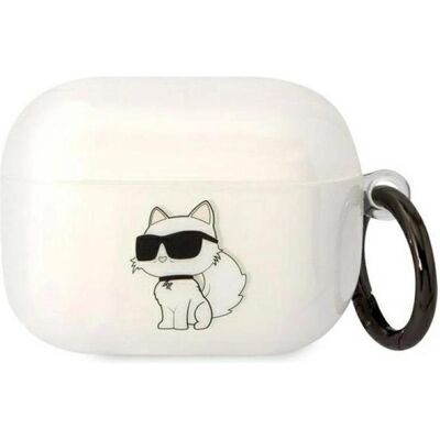 Étui AirPods Pro Karl Lagerfeld - Transparent - Logo NFT - Publicité Étui AirPods Pro Karl Lagerfeld - Transparent - Logo NFT - Publicité