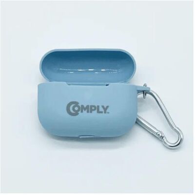Comply AirpodsPro Etui de protection en silicone bleu (Couvercle de l'étui de chargement), Étui pour écouteurs + casque, Bleu - Publicité Comply AirpodsPro Etui de protection en silicone bleu (Couvercle de l'étui de chargement), Étui pour écouteurs + casque, Bleu - Publicité