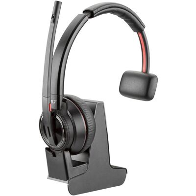 HP Casque Poly Savi 8210 UC Mono USB-A D200 USB-A (Sans fil, USB-A), Casque micro de bureau, Noir - Publicité HP Casque Poly Savi 8210 UC Mono USB-A D200 USB-A (Sans fil, USB-A), Casque micro de bureau, Noir - Publicité