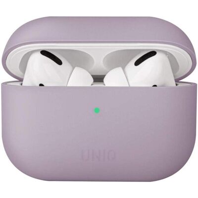Uniq Lino Lavande Étui en silicone pour écouteurs - Protection sans fil - Publicité Uniq Lino Lavande Étui en silicone pour écouteurs - Protection sans fil - Publicité