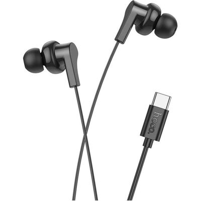 Hoco USB-C M114, Schwarz (Filaire), Écouteurs, Noir - Publicité Hoco USB-C M114, Schwarz (Filaire), Écouteurs, Noir - Publicité