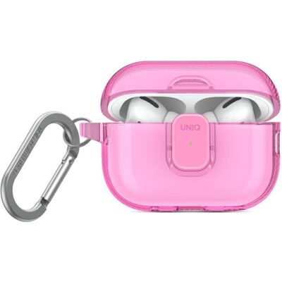 Uniq Case Glase Pro for AirPods Pro 2 Lock Case pink (Manchon pour casque d'écoute), Étui pour écouteurs + casque, Pink - Publicité Uniq Case Glase Pro for AirPods Pro 2 Lock Case pink (Manchon pour casque d'écoute), Étui pour écouteurs + casque, Pink - Publicité