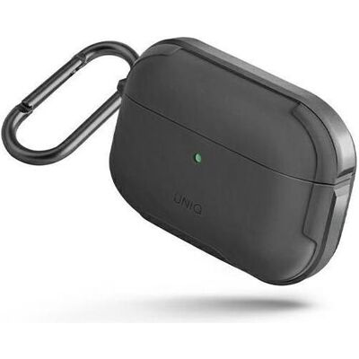 Uniq étui Valencia AirPods Pro szary/gunmetal grey Antimicrobien (Manchon pour casque d'écoute), Étui pour écouteurs + casque, Gris - Publicité Uniq étui Valencia AirPods Pro szary/gunmetal grey Antimicrobien (Manchon pour casque d'écoute), Étui pour écouteurs + casque, Gris - Publicité