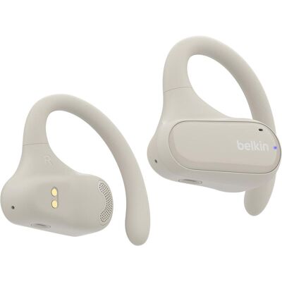 Belkin Soundform Clearfit (26 h, Sans fil), Écouteurs, Blanc, Beige - Publicité Belkin Soundform Clearfit (26 h, Sans fil), Écouteurs, Blanc, Beige - Publicité