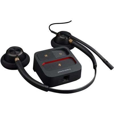 Poly Casque binaural filaire EncorePro HW520, USB-A, noir (Filaire, USB-A), Casque micro de bureau, Noir - Publicité Poly Casque binaural filaire EncorePro HW520, USB-A, noir (Filaire, USB-A), Casque micro de bureau, Noir - Publicité