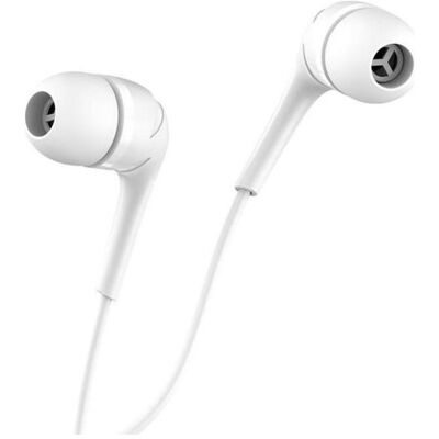 Hoco Wired headphones wire earphones Jack 3,5 mm with microphone M40 white (Filaire), Écouteurs, Blanc - Publicité Hoco Wired headphones wire earphones Jack 3,5 mm with microphone M40 white (Filaire), Écouteurs, Blanc - Publicité