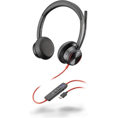 HP Poly Blackwire 8225 Microsoft (Filaire, USB-C, Les équipes Microsoft), Casque micro de bureau - Publicité HP Poly Blackwire 8225 Microsoft (Filaire, USB-C, Les équipes Microsoft), Casque micro de bureau - Publicité