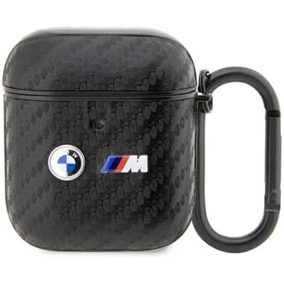 Coque BMW BMA2WMPUCA2 AirPods - Logo double en métal - Noir - Publicité Coque BMW BMA2WMPUCA2 AirPods - Logo double en métal - Noir - Publicité