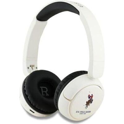 U.S. Polo ASSN US Polo Casque Bluetooth Blanc - Casque - Publicité U.S. Polo ASSN US Polo Casque Bluetooth Blanc - Casque - Publicité