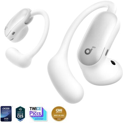 soundcore AeroFit 2 Pro (ANC, 5 h, Sans fil), Écouteurs, Blanc - Publicité soundcore AeroFit 2 Pro (ANC, 5 h, Sans fil), Écouteurs, Blanc - Publicité