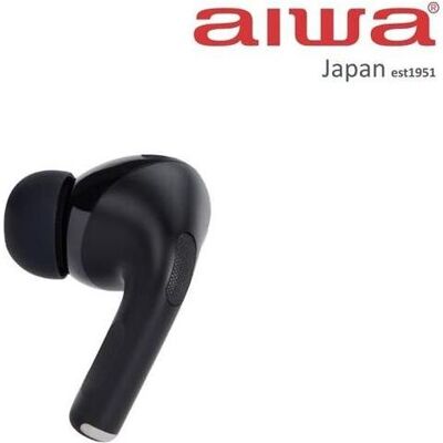 Aiwa Kabellose Kopfhörer mit Ladebox EBTW-350TN Schwarz (Sans fil), Écouteurs, Noir - Publicité Aiwa Kabellose Kopfhörer mit Ladebox EBTW-350TN Schwarz (Sans fil), Écouteurs, Noir - Publicité