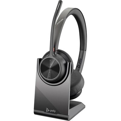POLY Voyager 4320 Casque Sans Fil - Usage Bureautique - Publicité POLY Voyager 4320 Casque Sans Fil - Usage Bureautique - Publicité