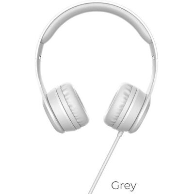 Hoco Wired headphones wire headphones Jack 3,5 mm with microphone W21 grey (Filaire), Écouteurs, Gris - Publicité Hoco Wired headphones wire headphones Jack 3,5 mm with microphone W21 grey (Filaire), Écouteurs, Gris - Publicité