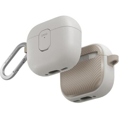 Uniq Case Clyde for AirPods 4 Lock Case beige (Manchon pour casque d'écoute), Étui pour écouteurs + casque, Beige - Publicité Uniq Case Clyde for AirPods 4 Lock Case beige (Manchon pour casque d'écoute), Étui pour écouteurs + casque, Beige - Publicité