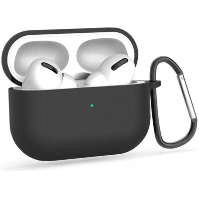 Coque AirPods Pro - Noir Minimaliste - Protection - Publicité Coque AirPods Pro - Noir Minimaliste - Protection - Publicité