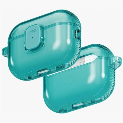 Uniq Case Glase Pro for AirPods Pro 3 Lock Case turquoise (Manchon pour casque d'écoute), Étui pour écouteurs + casque, Turquoise, Bleu - Publicité Uniq Case Glase Pro for AirPods Pro 3 Lock Case turquoise (Manchon pour casque d'écoute), Étui pour écouteurs + casque, Turquoise, Bleu - Publicité