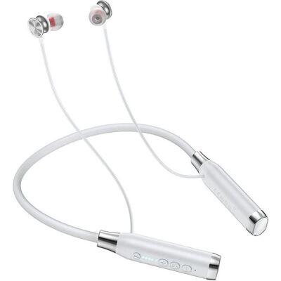 Hoco ES62 Pretty Headset Wireless In-Ear Anrufe/Musik Bluetooth Grau (120 h, Sans fil), Écouteurs, Gris - Publicité Hoco ES62 Pretty Headset Wireless In-Ear Anrufe/Musik Bluetooth Grau (120 h, Sans fil), Écouteurs, Gris - Publicité