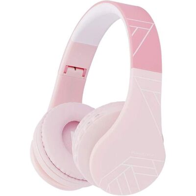 Casques sans fil PowerLocus P1 pour enfants - Rose - Publicité Casques sans fil PowerLocus P1 pour enfants - Rose - Publicité