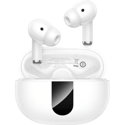 Hoco Wireless headphones wireless earphones bluetooth TWS ANC ENC EQ26 white (ANC, 7 h, Sans fil), Écouteurs, Blanc - Publicité Hoco Wireless headphones wireless earphones bluetooth TWS ANC ENC EQ26 white (ANC, 7 h, Sans fil), Écouteurs, Blanc - Publicité