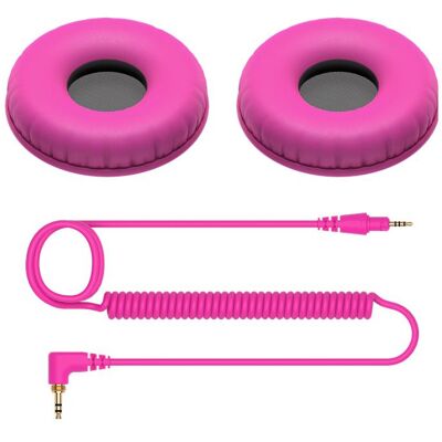 DJ HC-CP08-V (Pioneer DJ HDJ-CUE1), Pièces de rechange casque + écouteurs, Violet, Pink - Publicité DJ HC-CP08-V (Pioneer DJ HDJ-CUE1), Pièces de rechange casque + écouteurs, Violet, Pink - Publicité