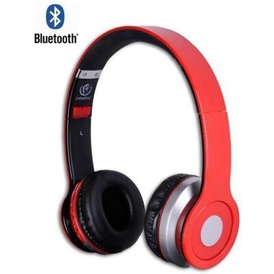 Rebeltec écouteurs Bluetooth - ROUGE - Publicité Rebeltec écouteurs Bluetooth - ROUGE - Publicité
