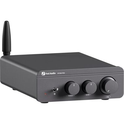 Fosi Audio BT20A Pro (Amplificateur), Amplificateur stéréo, Gris - Publicité Fosi Audio BT20A Pro (Amplificateur), Amplificateur stéréo, Gris - Publicité