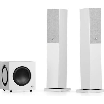 Audio Pro A38 W (1 paire, 150 W), Enceinte hifi + home cinéma, Blanc - Publicité Audio Pro A38 W (1 paire, 150 W), Enceinte hifi + home cinéma, Blanc - Publicité