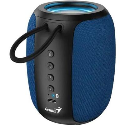 Genius SP-915BT Haut-parleur Bluetooth Bleu (6 h), Enceinte Bluetooth, Bleu, Noir - Publicité Genius SP-915BT Haut-parleur Bluetooth Bleu (6 h), Enceinte Bluetooth, Bleu, Noir - Publicité