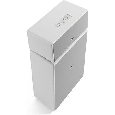 Audio Pro Drumfire II W (Airplay 2, Bluetooth, Chromecast, WiFi), Système multiroom, Blanc - Publicité Audio Pro Drumfire II W (Airplay 2, Bluetooth, Chromecast, WiFi), Système multiroom, Blanc - Publicité
