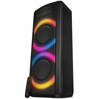 Sven Speaker PS-710, black (, TWS, Bluetooth, FM, USB, microSD, LED-display, *h), SV-021696, Enceinte Bluetooth, Noir - Publicité Sven Speaker PS-710, black (, TWS, Bluetooth, FM, USB, microSD, LED-display, *h), SV-021696, Enceinte Bluetooth, Noir - Publicité