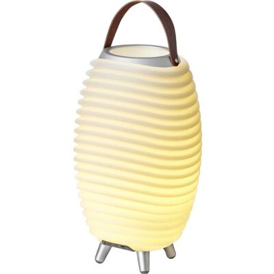 Kooduu Synergie 35 (10 h), Enceinte Bluetooth, Blanc, Argent - Publicité Kooduu Synergie 35 (10 h), Enceinte Bluetooth, Blanc, Argent - Publicité