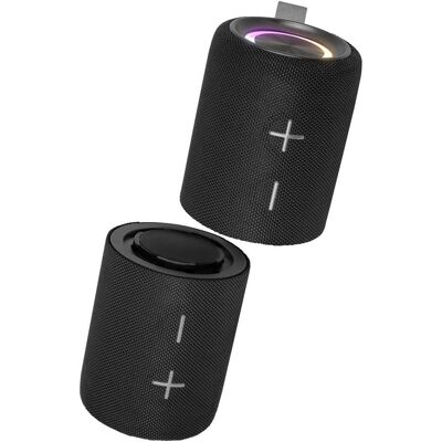Trevi XCS 8A88 B, Enceinte Bluetooth, Noir - Publicité Trevi XCS 8A88 B, Enceinte Bluetooth, Noir - Publicité