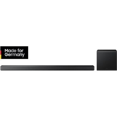 Samsung Soundbar HW-QS710GF/ZG (38 W, 3.1.2 Canal), Barre de son, Noir - Publicité Samsung Soundbar HW-QS710GF/ZG (38 W, 3.1.2 Canal), Barre de son, Noir - Publicité
