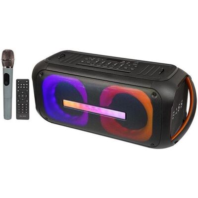 Haut-parleur Bluetooth Portable DJBox - 250W - Noir - Publicité Haut-parleur Bluetooth Portable DJBox - 250W - Noir - Publicité