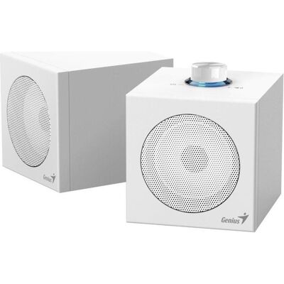 Genius speaker SP-HF300U, white, Haut-parleur PC, Blanc - Publicité Genius speaker SP-HF300U, white, Haut-parleur PC, Blanc - Publicité